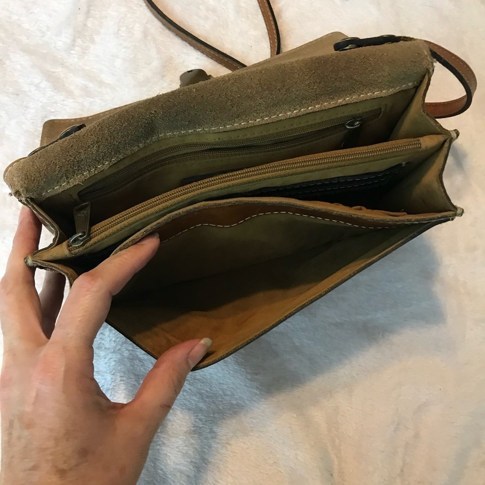 Patricia Nash Leather Purse Organizer Crossbody Shoulder Detachable Strap - Picture 15 of 16